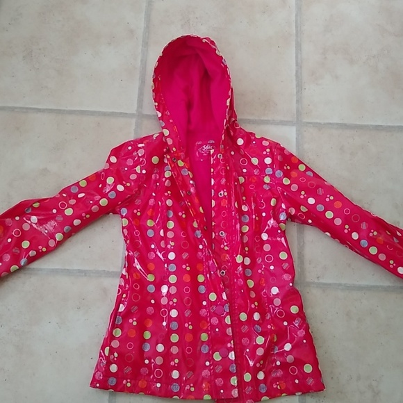 justice rain jacket